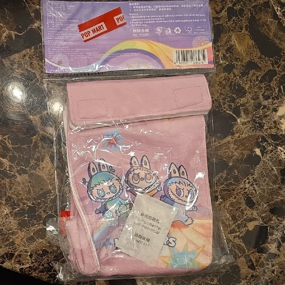 Pop Mart Kids Labubu Monster Bag in Pink